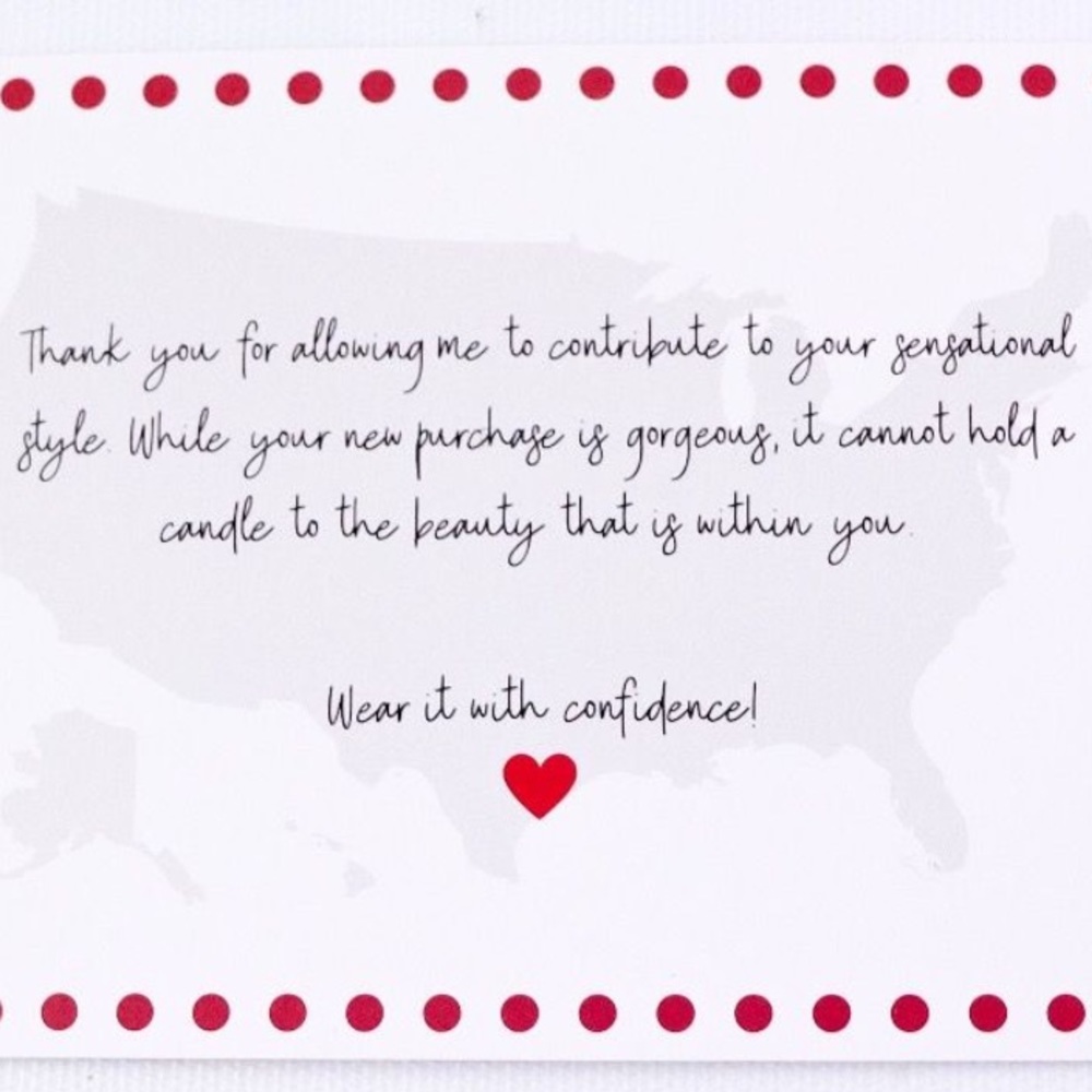 50 4X6 Confidence Thank You Cards PRICE IS FIRM - Picture 5 of 5